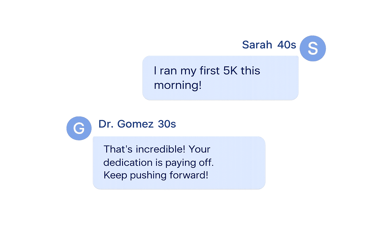 Support specialist helping a patient